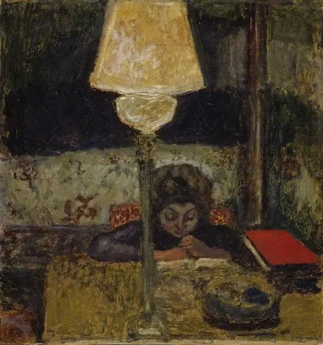 La lampe à huile - Pierre Bonnard image 1 copie de tableau peinte à la main