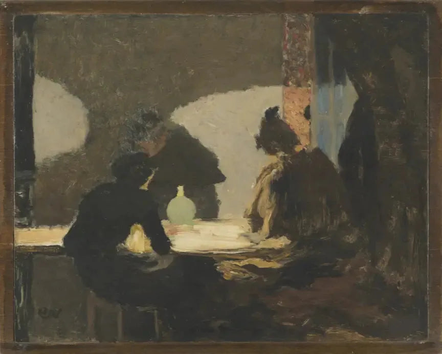 La lampe verte - Édouard Vuillard image 1 reproduction artisanale de tableau
