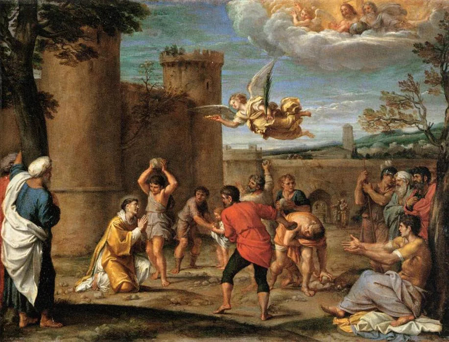 La Lapidation de Saint Étienne - Annibale Carracci image 1 tableau peint à l’huile sur toile