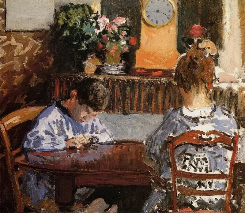 La Leçon - Alfred Sisley