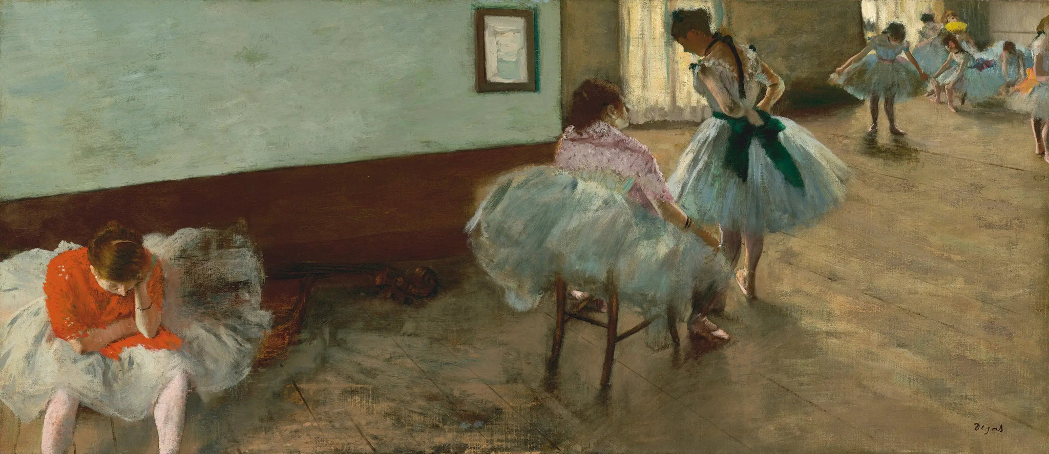 La Leçon de danse - Edgar Degas image 1 tableau peint à l’huile sur toile