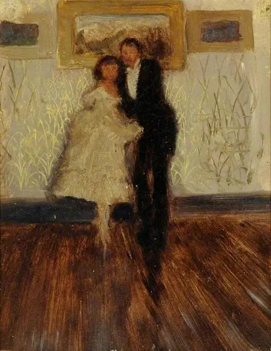 La leçon de danse - James Abbott McNeill Whistler image 1 copie peinte à la main à l’huile