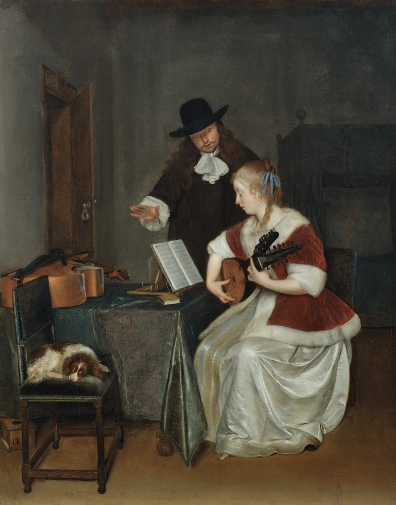 La leçon de musique - Gerard ter Borch