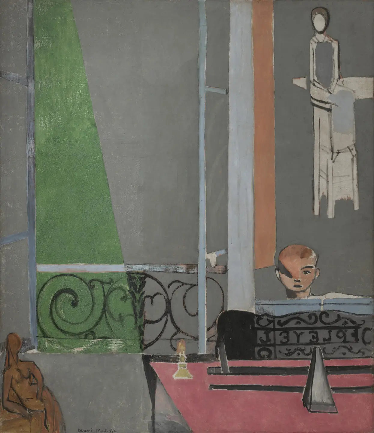 La Leçon de piano - Henri Matisse image 1 reproduction de peinture à l’huile