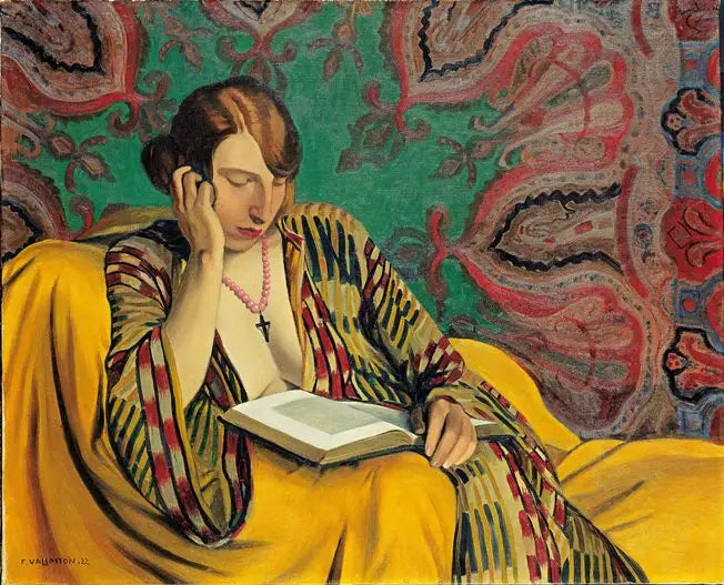 La Lectrice - Félix Vallotton image 1 reproduction artisanale de tableau