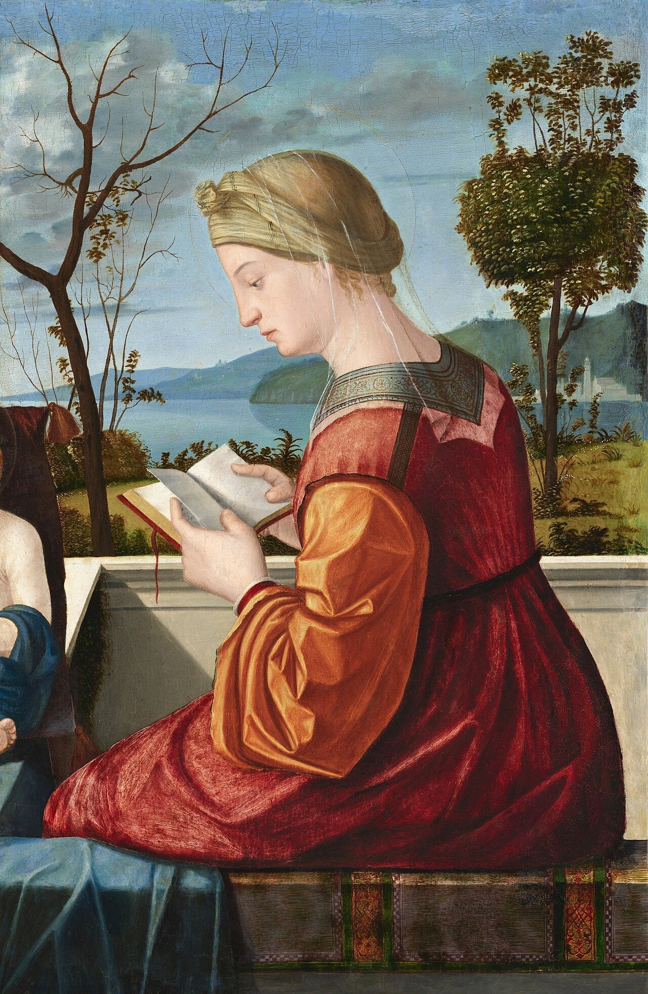 La lecture de la Vierge - Vittore Carpaccio image 1 reproduction artisanale de tableau