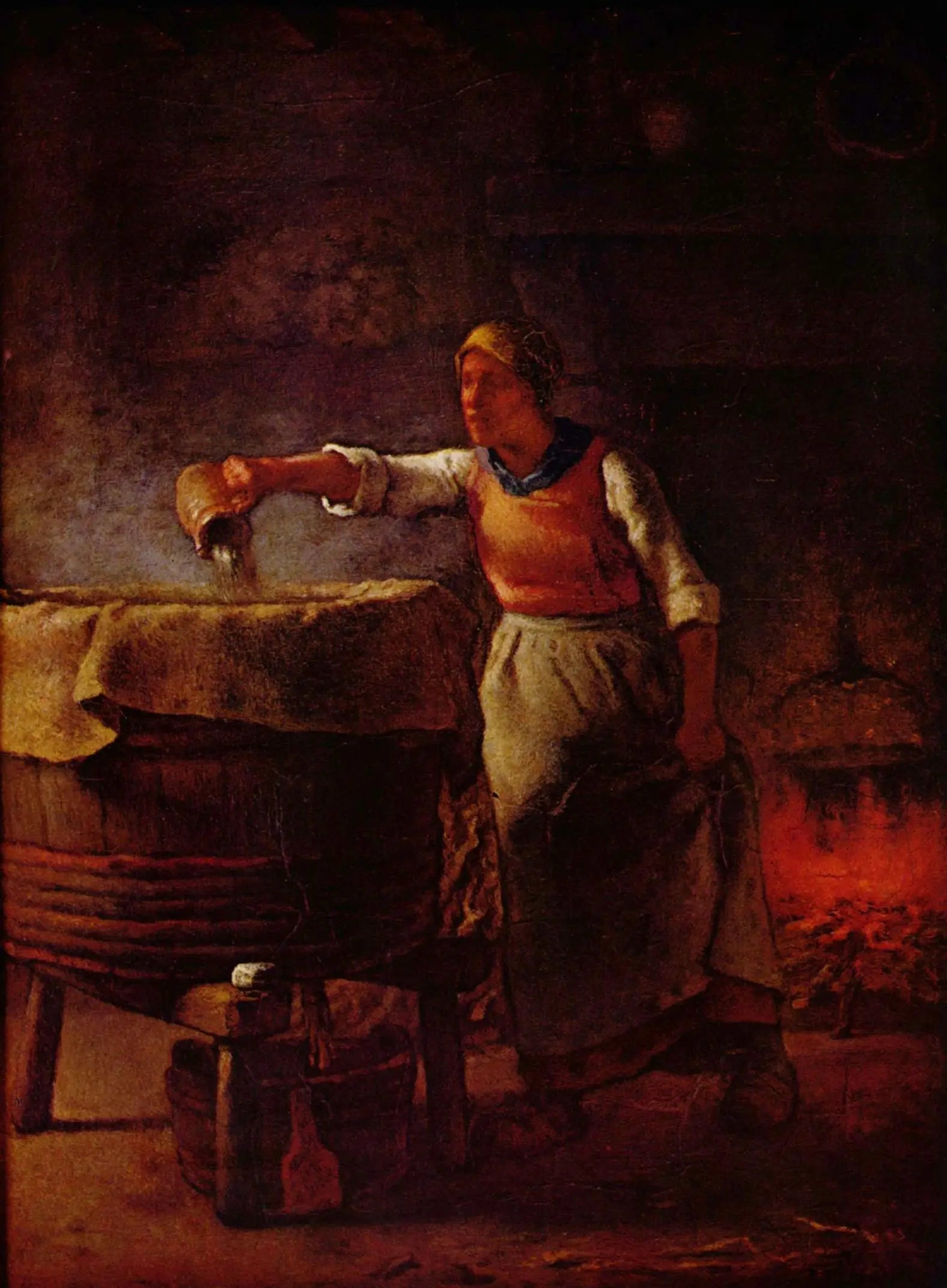La Lessiveuse - Jean-François Millet image 1 reproduction d’œuvre d’art à l’huile
