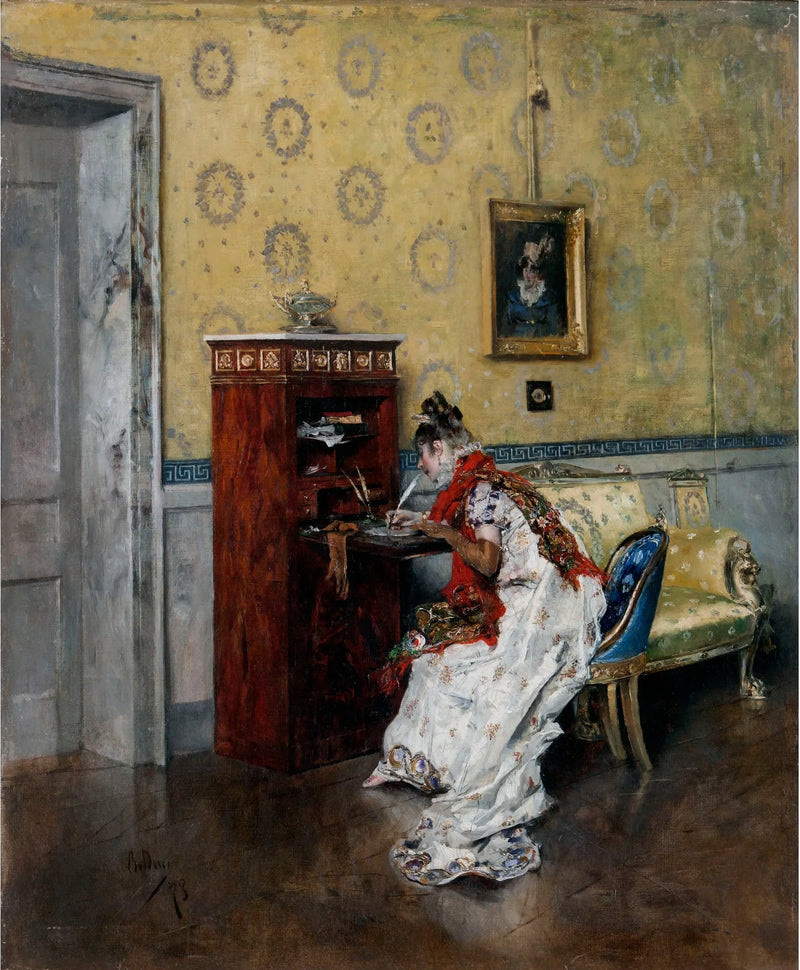 La lettre - Giovanni Boldini