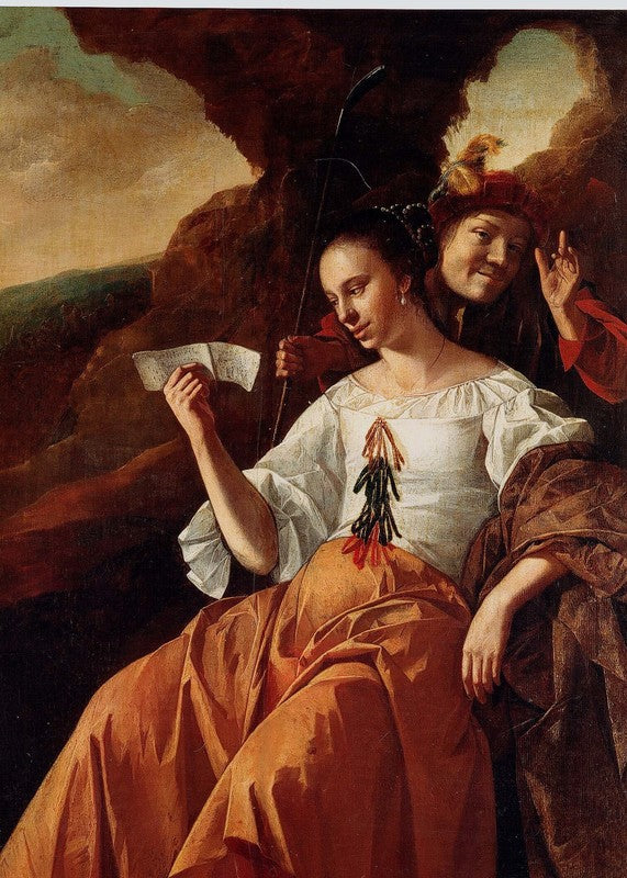 La lettre - Jan Steen image 1 reproduction réalisée par Alpha Reproduction