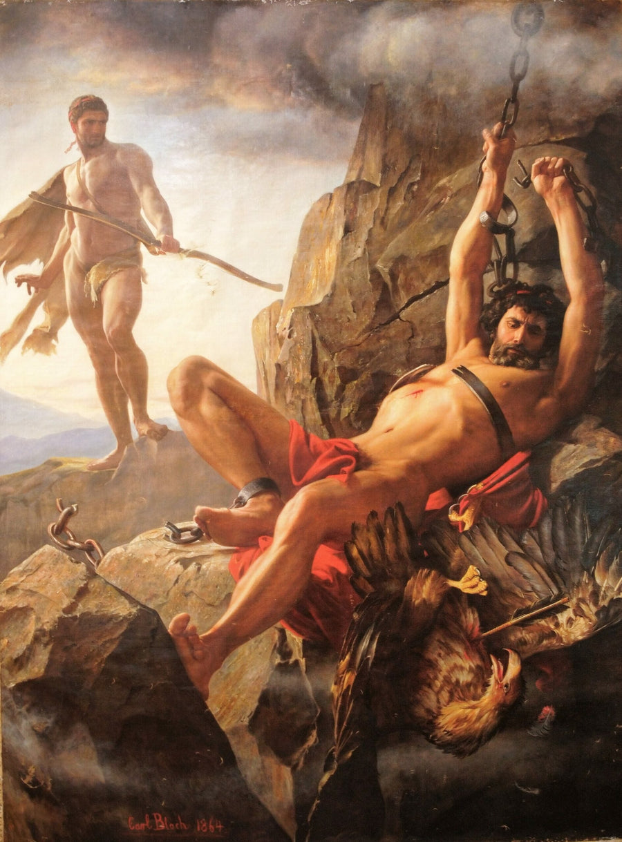 La libération de Prométhée - Carl Heinrich Bloch