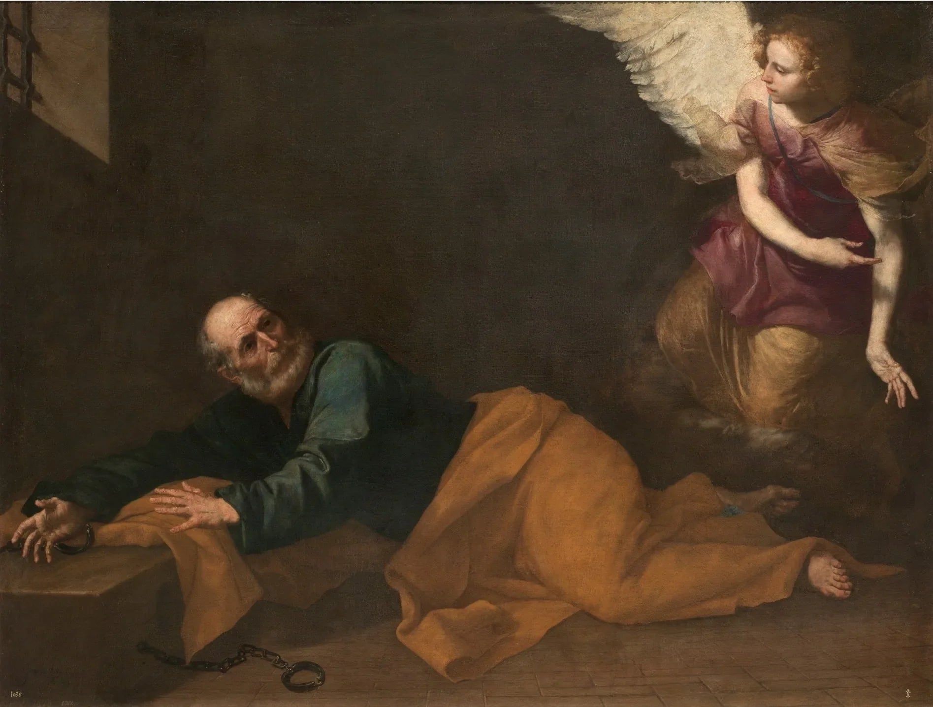 La Libération de Saint-Pierre - Jusepe de Ribera image 1 reproduction artisanale de tableau