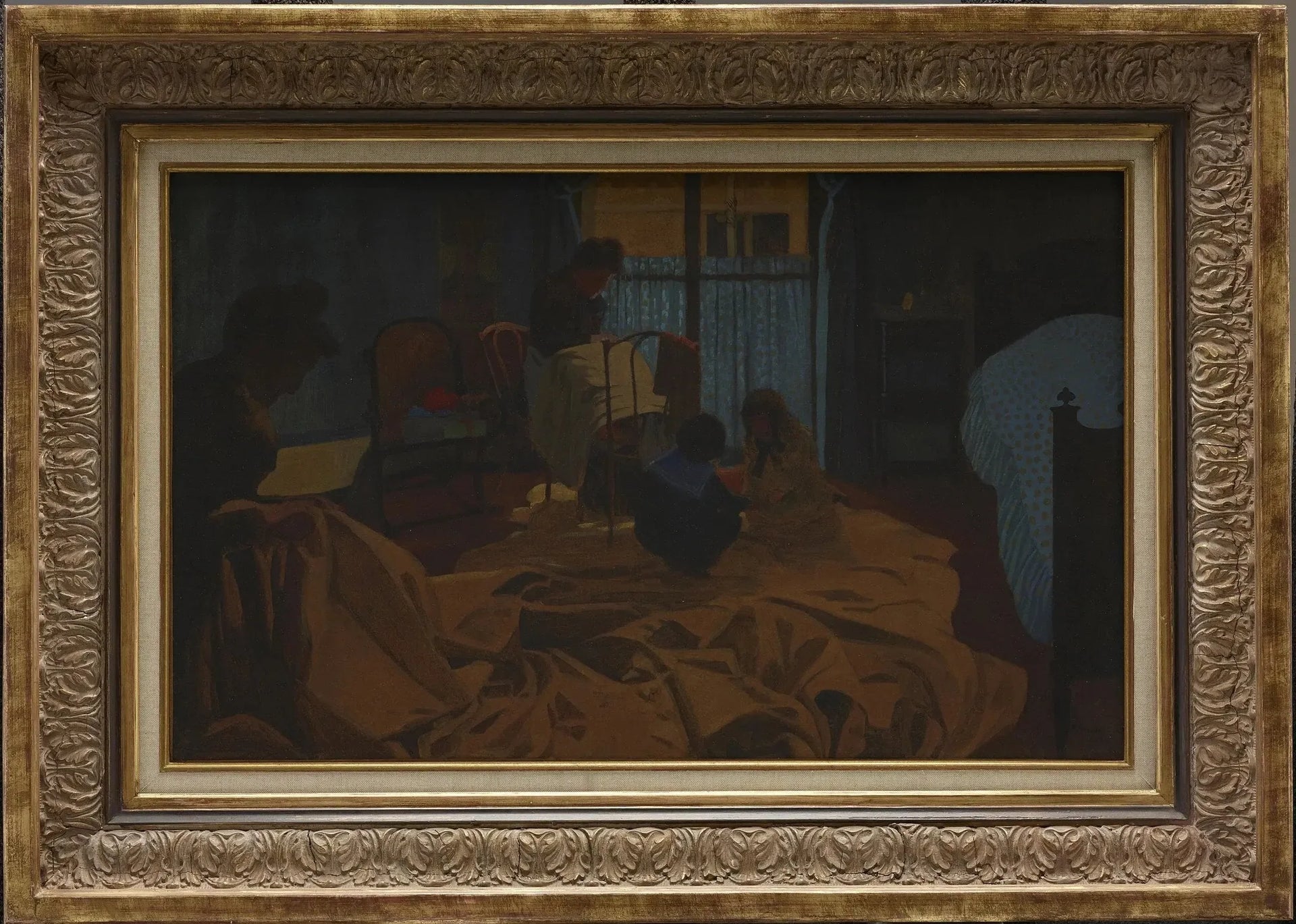 La Lingère, Chambre Bleue - Félix Vallotton image 1 reproduction d’œuvre d’art à l’huile