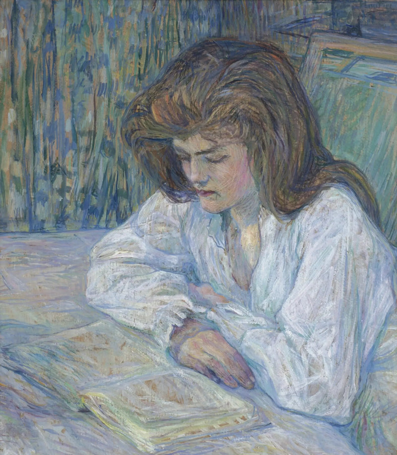 La liseuse - Henri de Toulouse-Lautrec