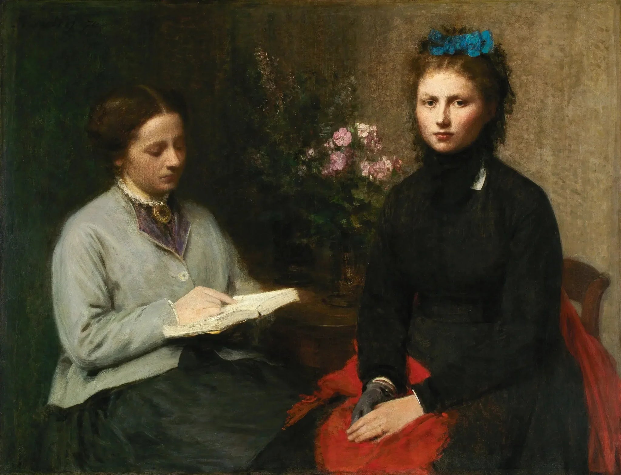 La Liseuse - Henri Fantin-Latour image 1 reproduction réalisée par Alpha Reproduction