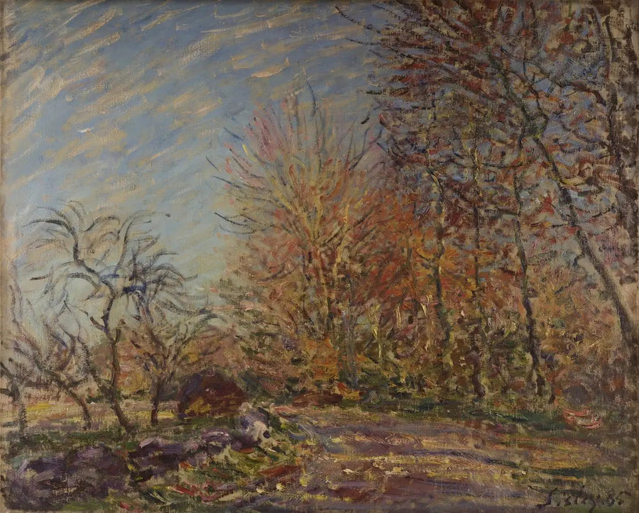 La lisière de la Forêt de Fontainebleau - Alfred Sisley