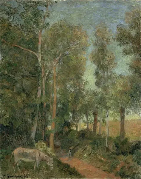 La lisière de la forêt (III) - Paul Gauguin