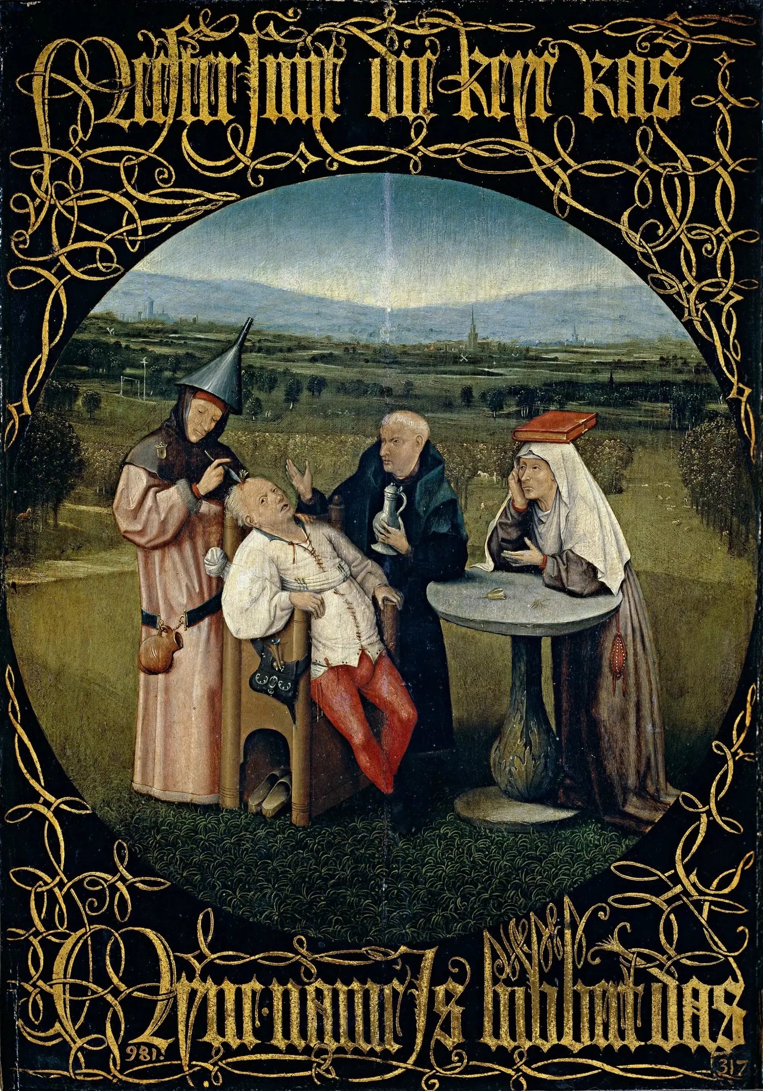 La Lithotomie - Hieronymus Bosch image 1 reproduction artisanale de tableau