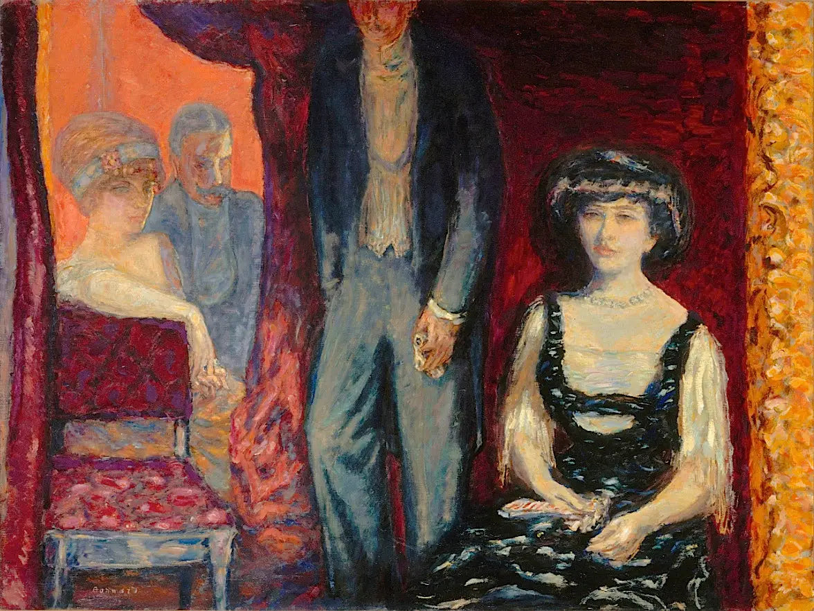 La Loge - Pierre Bonnard image 1 reproduction d’œuvre d’art à l’huile