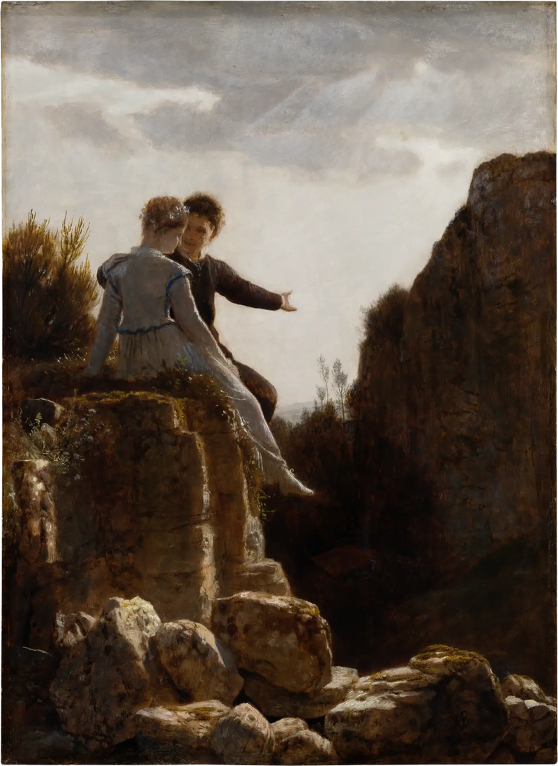 La lune de miel - Arnold Böcklin