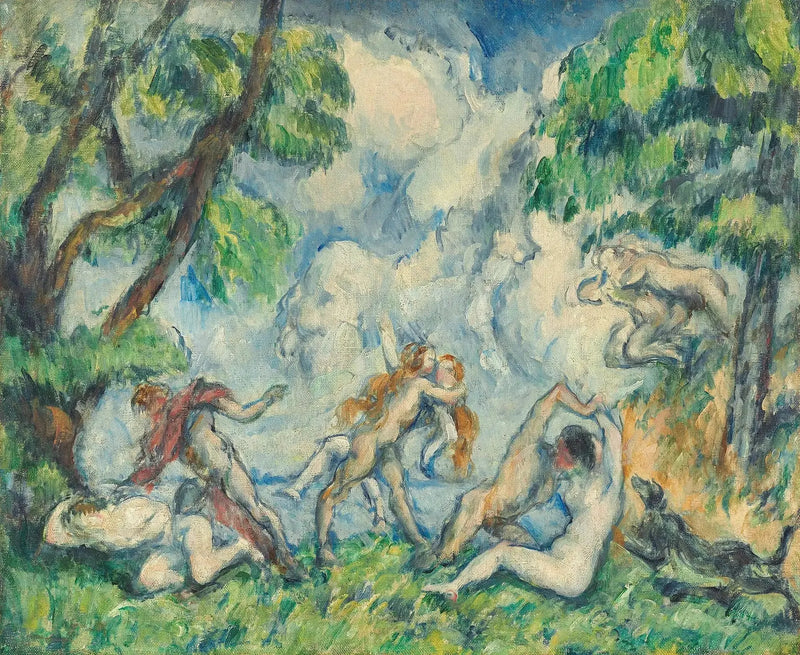 La Lutte d'amour - Paul Cézanne