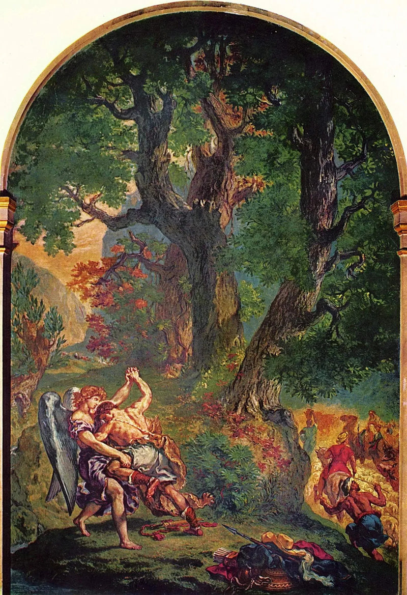 La Lutte de Jacob avec l'Ange - Eugène Delacroix