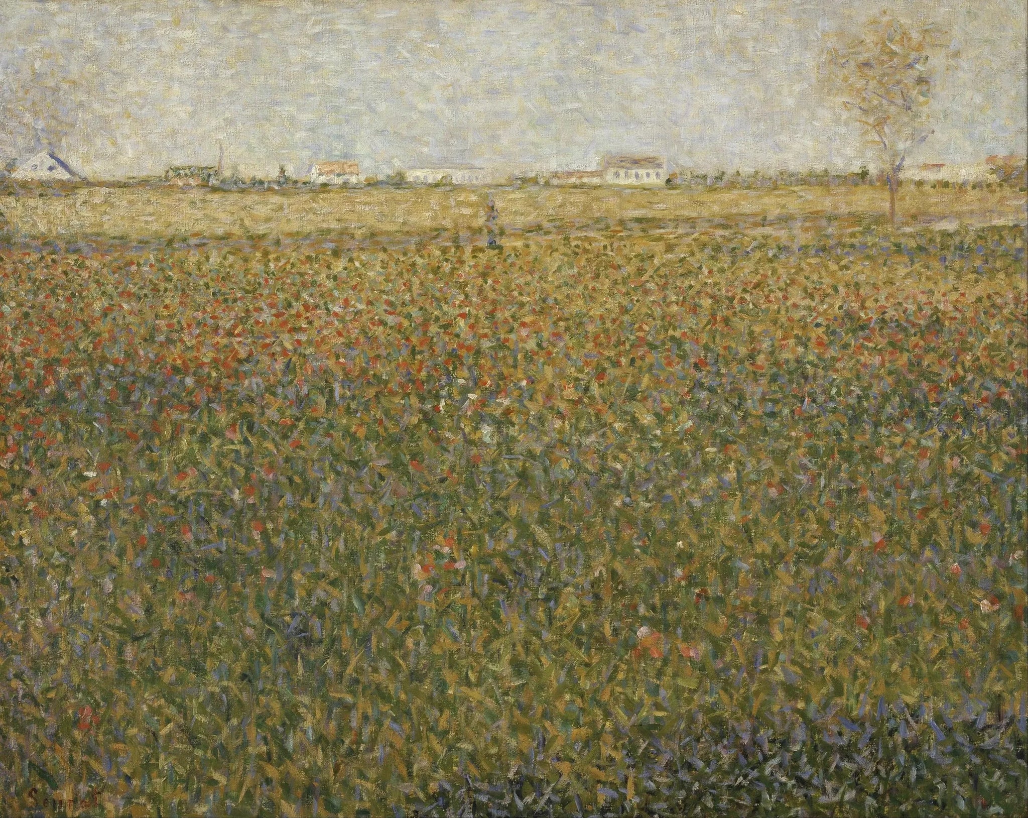 La Luzerne, Saint-Denis - Georges Seurat image 1 reproduction artisanale de tableau