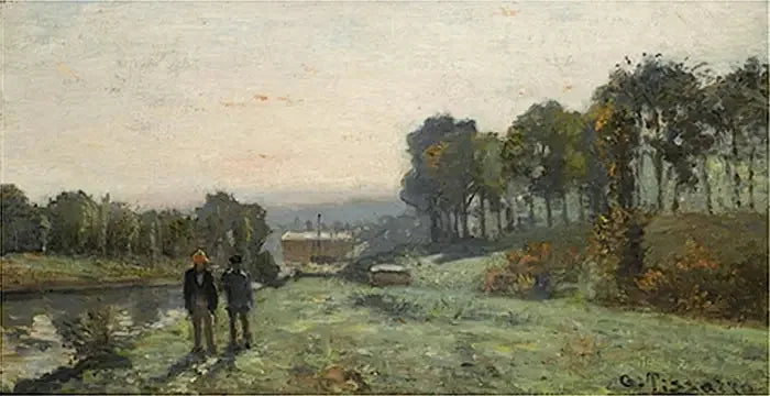 La Machine de Marly à Bougival - Camille Pissarro
