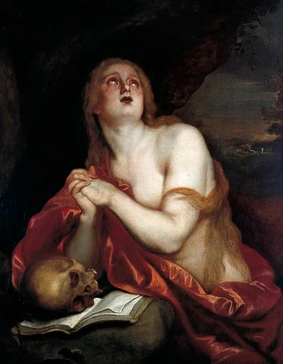 La Madeleine pénitente - Antoine van Dyck image 1 copie peinte à la main à l’huile