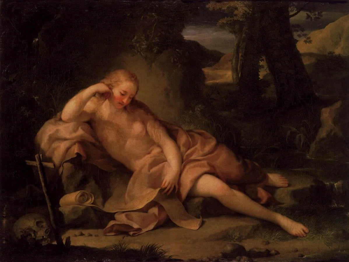 La Madeleine pénitente - Anton Raphael Mengs image 1 tableau peint à l’huile sur toile