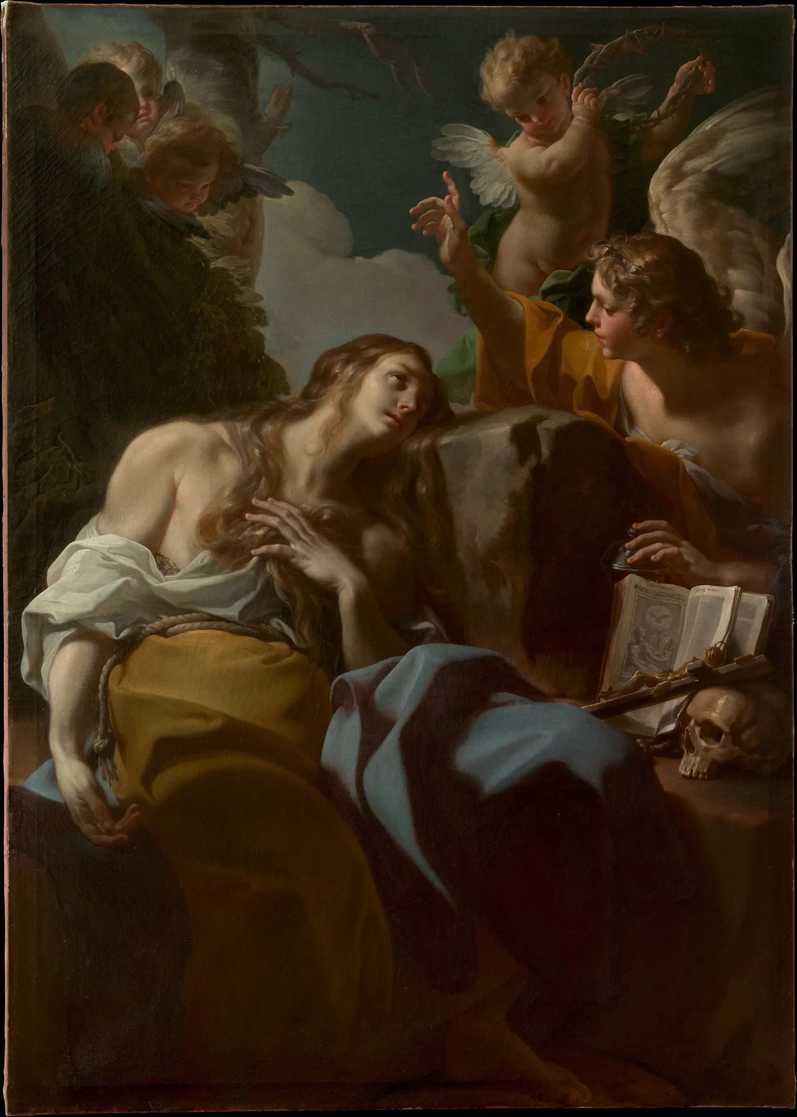 La Madeleine pénitente - Corrado Giaquinto image 1 reproduction artisanale de tableau