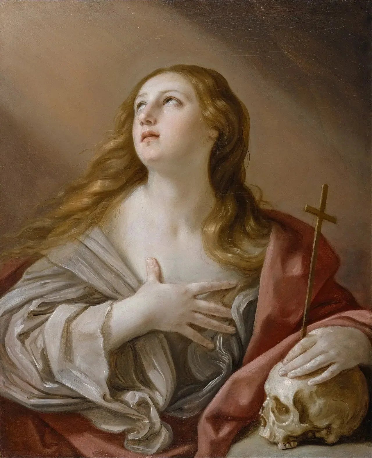 La Madeleine pénitente - Guido Reni image 1 copie de tableau peinte à la main