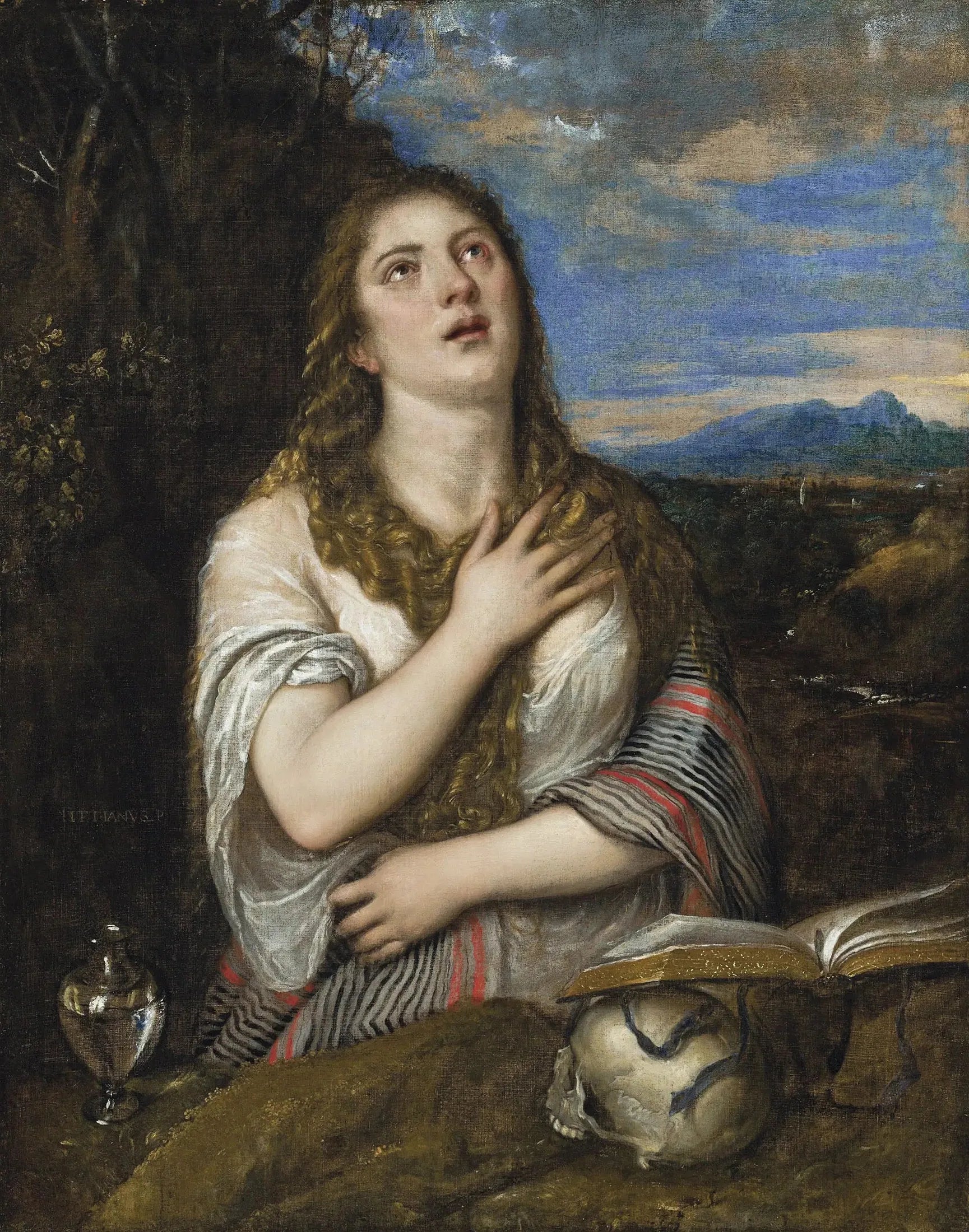 La Madeleine pénitente - Titian image 1 reproduction d’œuvre d’art à l’huile