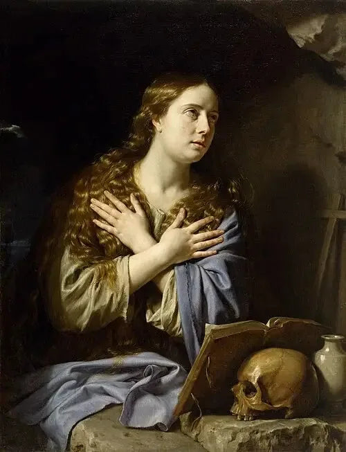 La Madeleine repentante - Philippe de Champaigne image 1 copie peinte à la main à l’huile