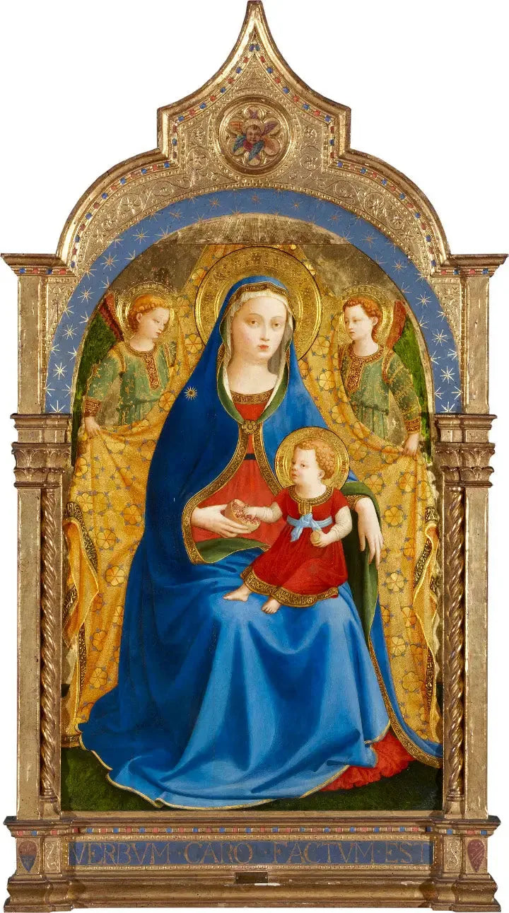 La Madone à la Grenade - Fra Angelico image 1 reproduction artisanale de tableau