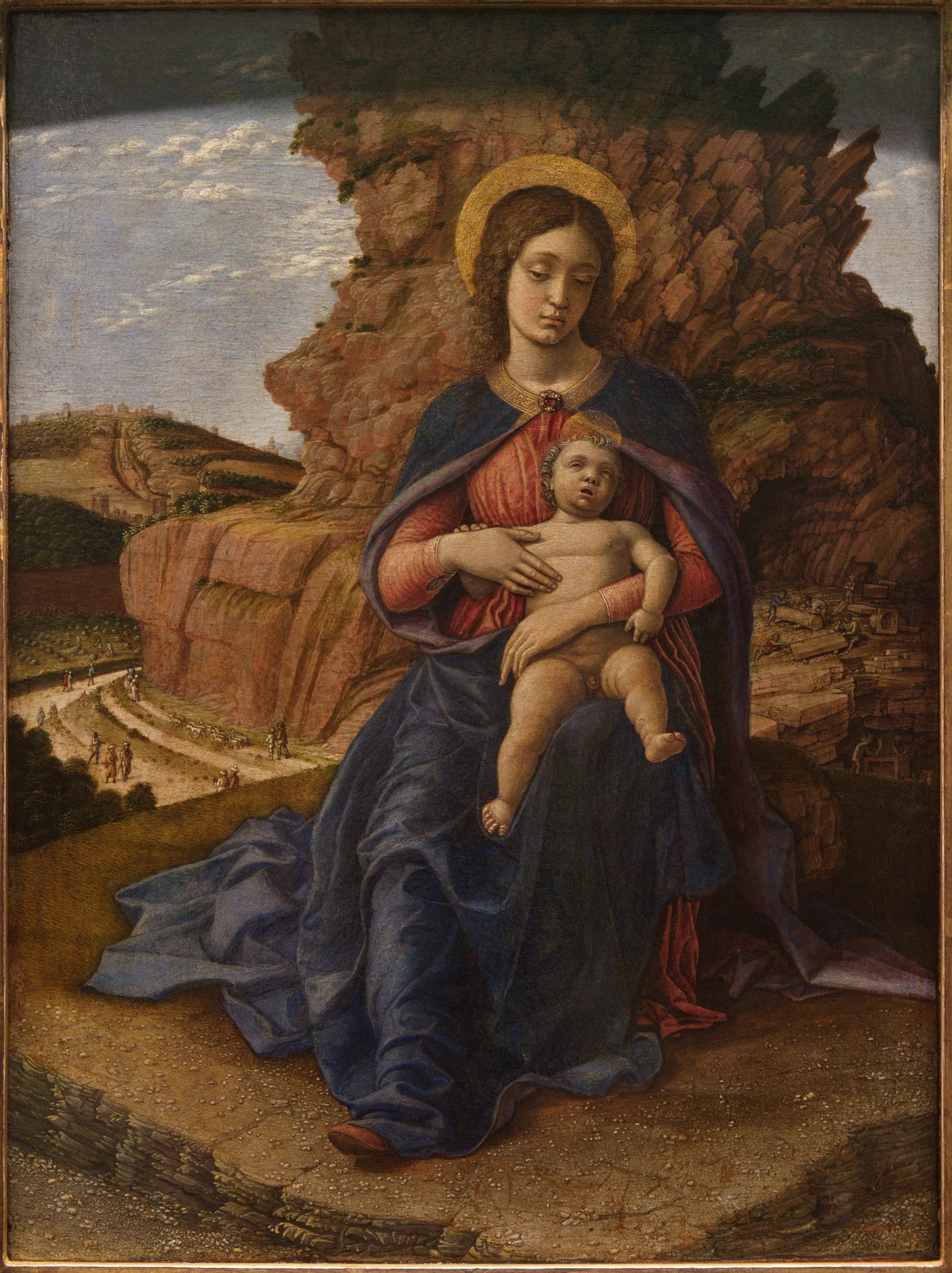 La Madone de la carrière - Andrea Mantegna image 1 reproduction de peinture à l’huile