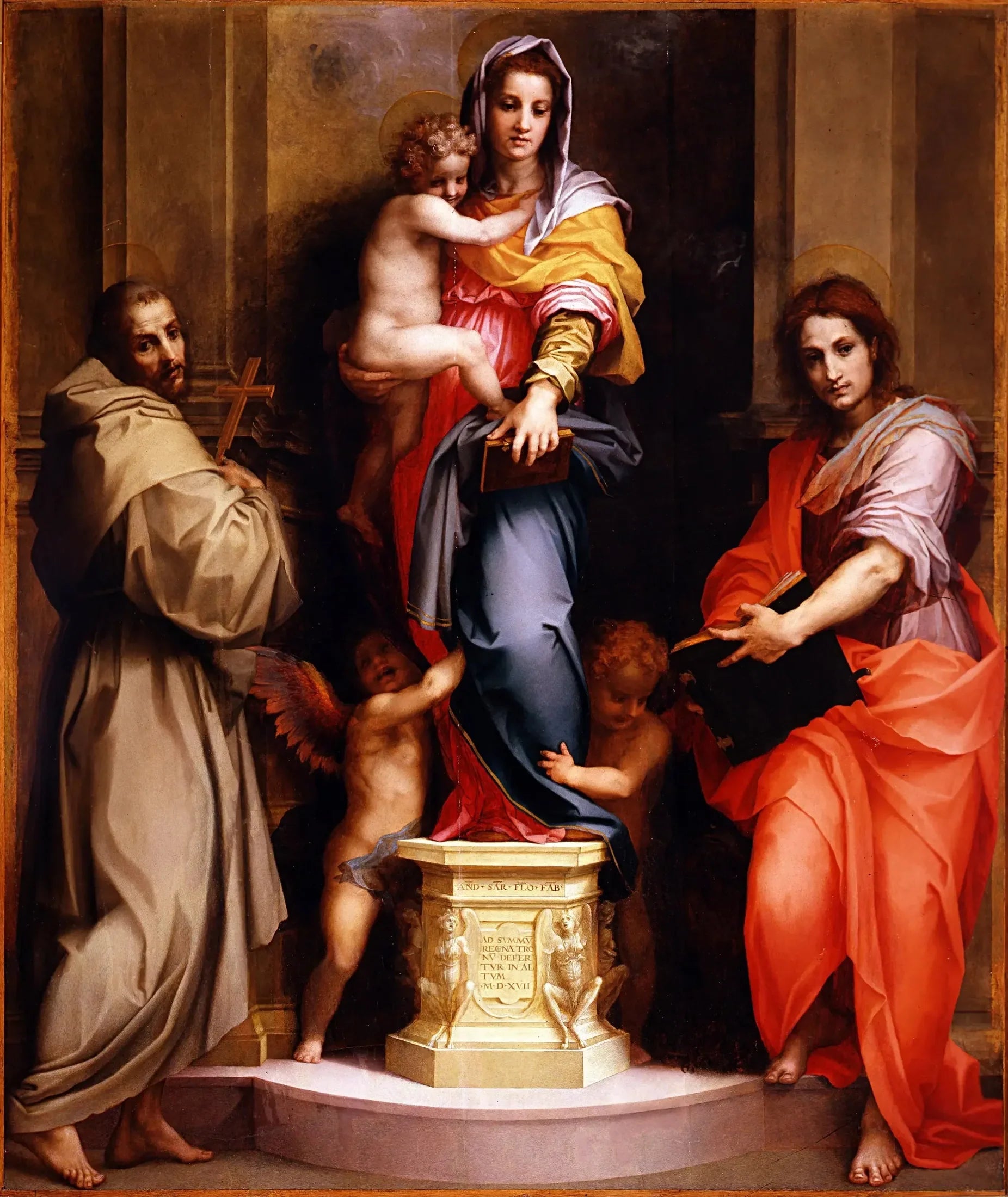 La Madone des Harpies - Andrea del Sarto image 1 tableau peint à l’huile sur toile