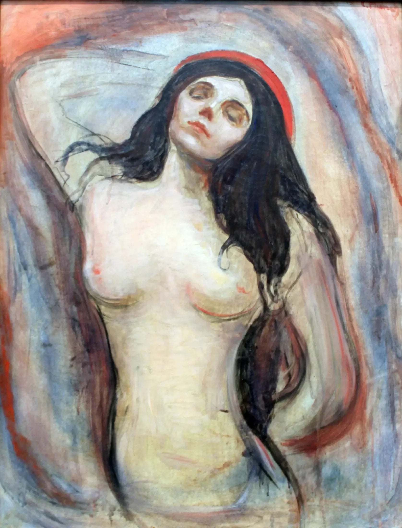 La Madonne - Edvard Munch image 1 reproduction de peinture à l’huile