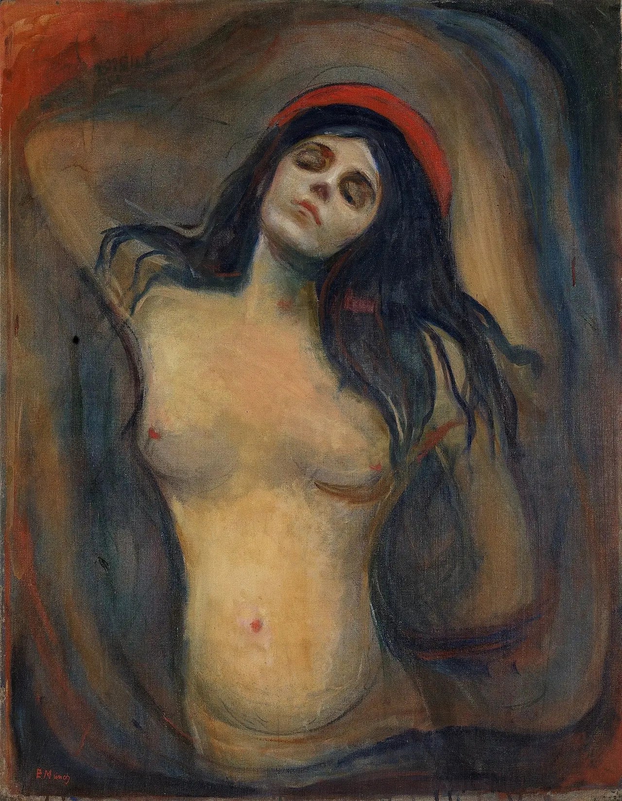 La Madonne - Edvard Munch image 1 reproduction artisanale de tableau