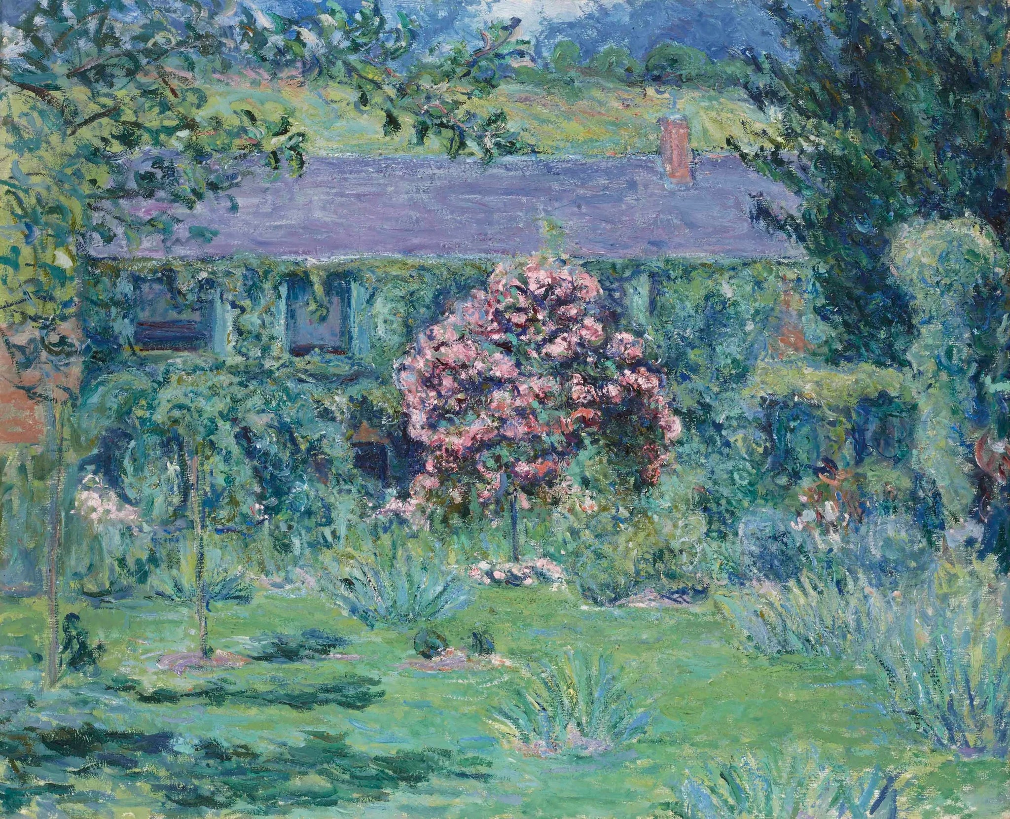 La maison de Monet à Giverny - Blanche Hoschedé Monet image 1 copie de tableau peinte à la main