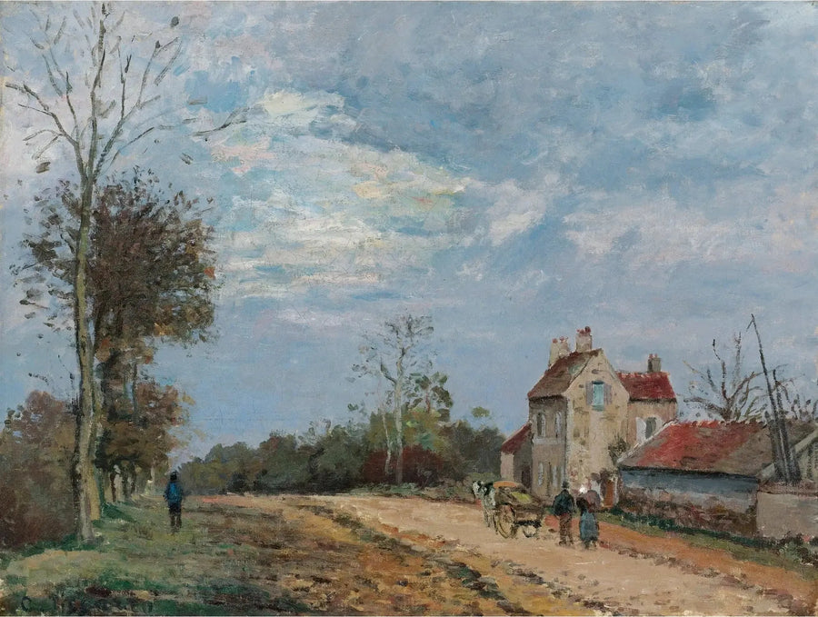 La Maison de monsieur Musy, route de Marly, Louveciennes - Camille Pissarro