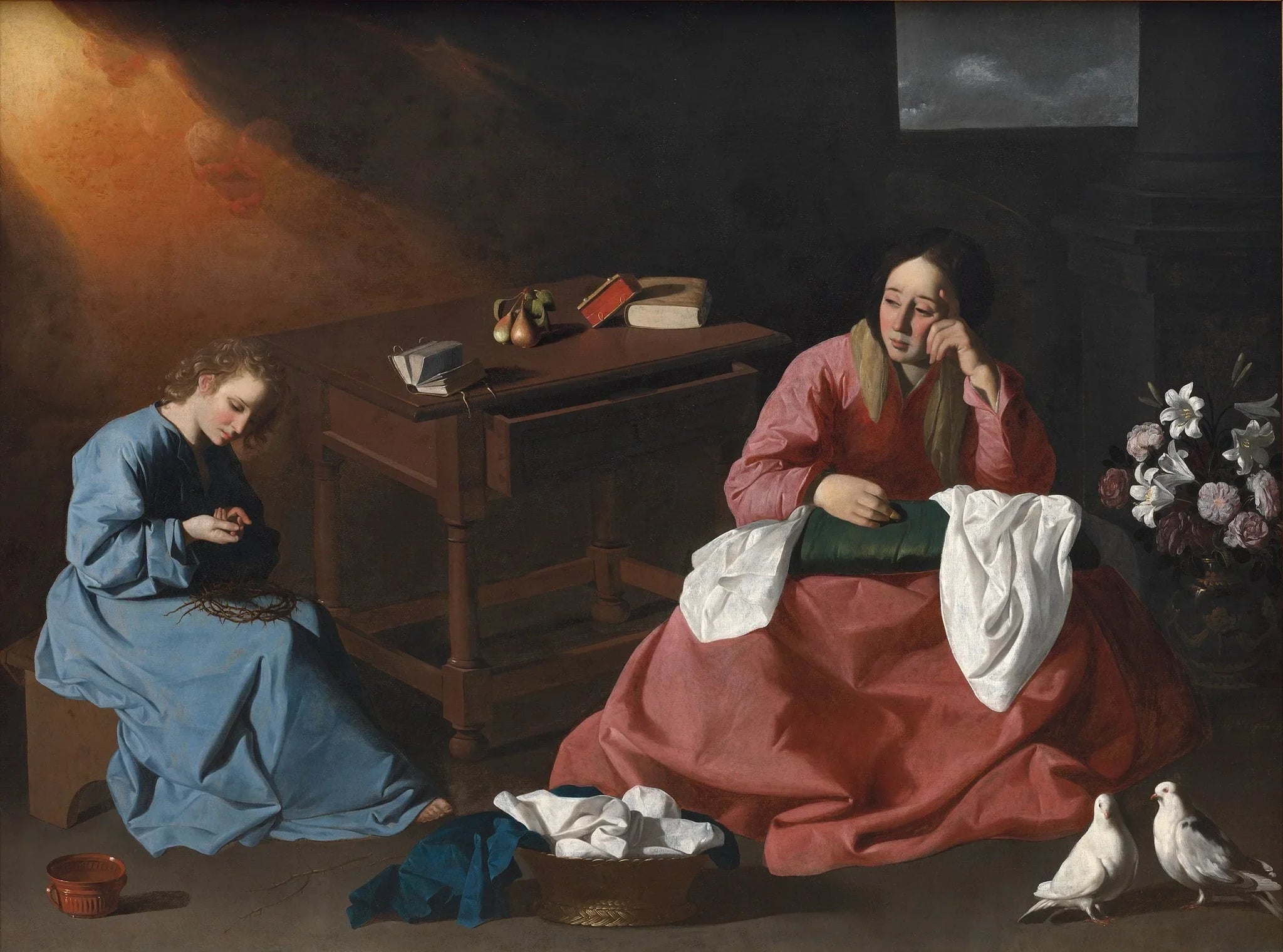 La Maison de Nazareth - Francisco de Zurbarán image 1 copie de tableau peinte à la main
