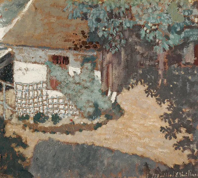 La maison de Roussel à La Montagne - Édouard Vuillard image 1 copie peinte à la main à l’huile
