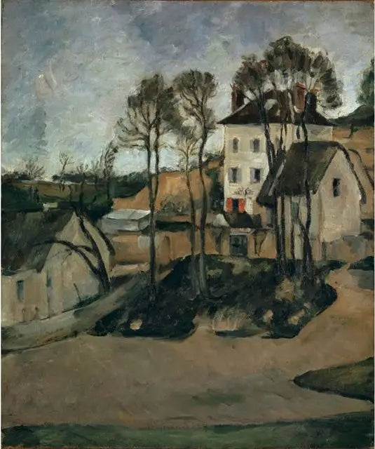 La maison du docteur Gachet à Auvers-sur-Oise - Paul Cézanne image 1 copie de tableau peinte à la main