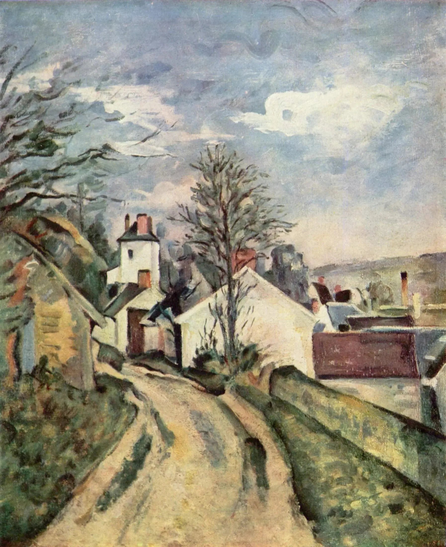 La Maison du docteur Gachet - Paul Cézanne image 1 tableau peint à l’huile sur toile
