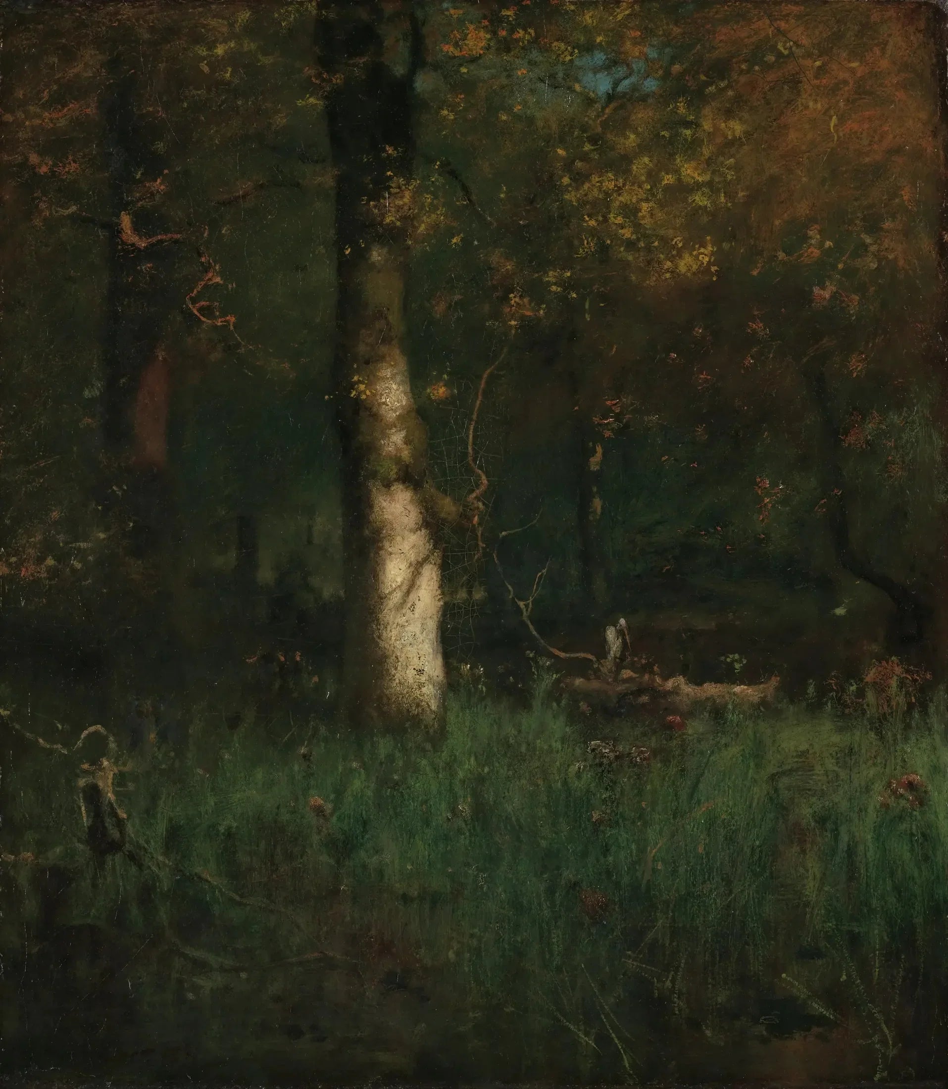 La maison du héron - George Inness image 1 reproduction de peinture à l’huile