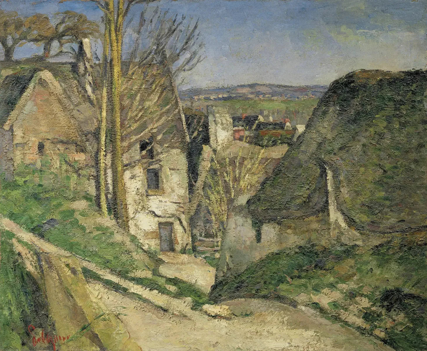 La Maison du pendu - Paul Cézanne image 1 tableau peint à l’huile sur toile