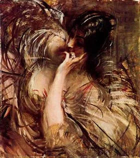 La Maison du Voile - Giovanni Boldini image 1 reproduction de peinture à l’huile