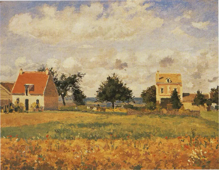 La maison rouge - Camille Pissarro