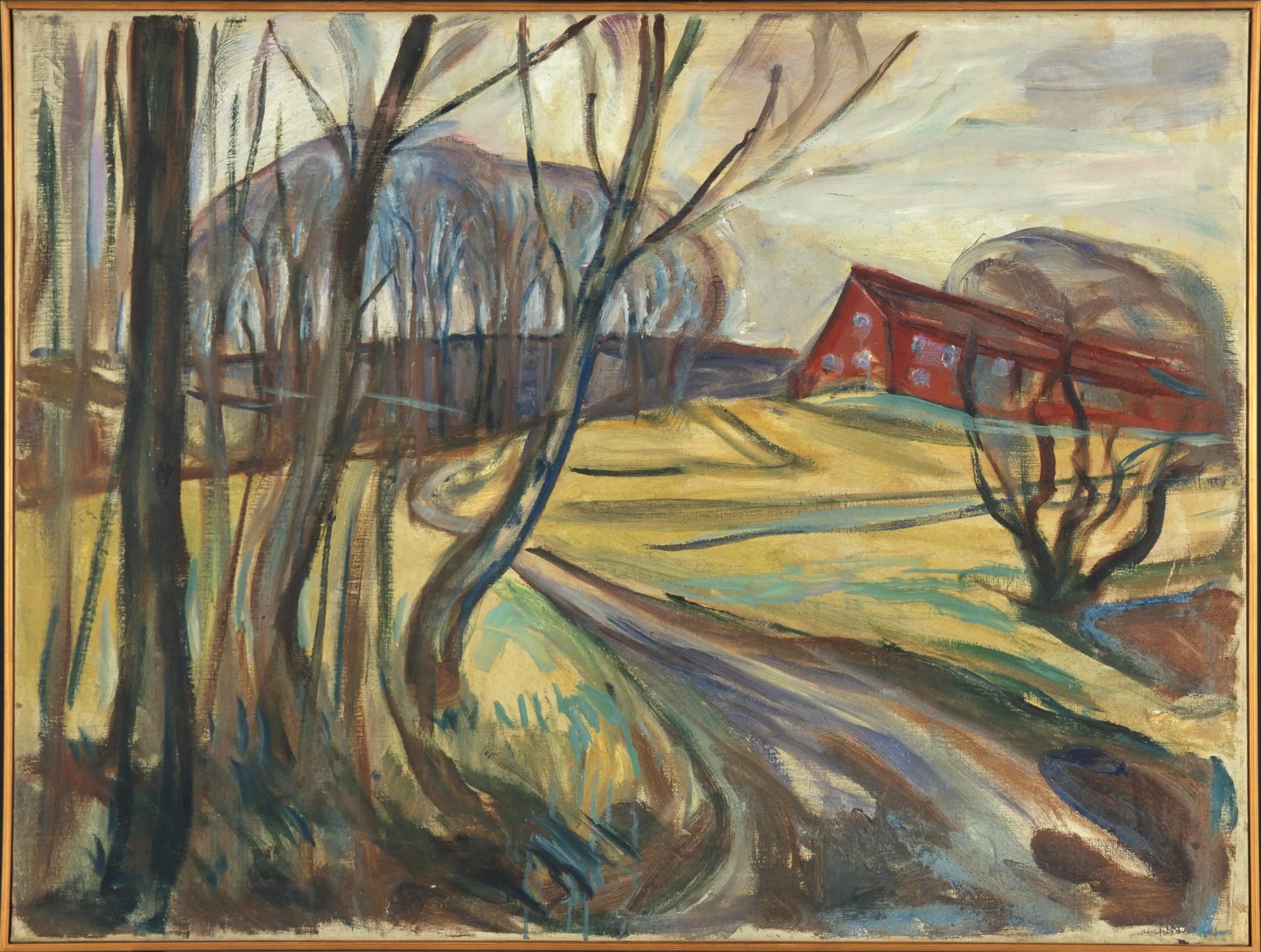 La Maison rouge - Edvard Munch image 1 reproduction réalisée par Alpha Reproduction