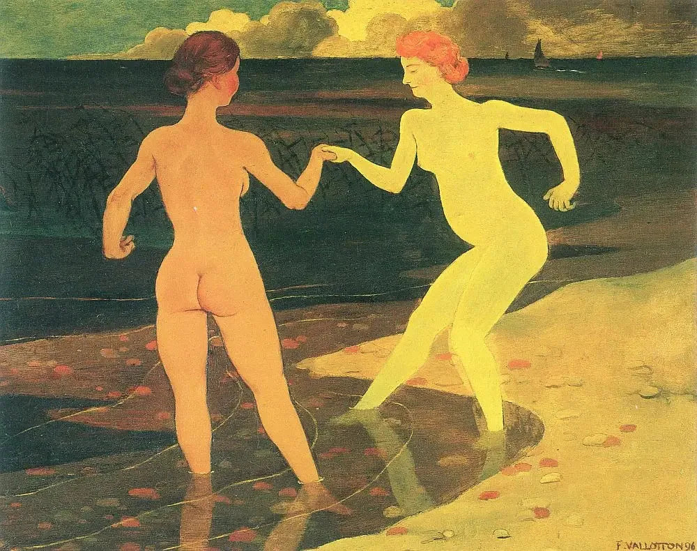 La maîtresse et la servante - Félix Vallotton image 1 tableau peint à l’huile sur toile